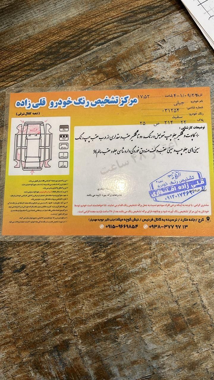 جیلی امگرند 7 دنده‌ای - 2013