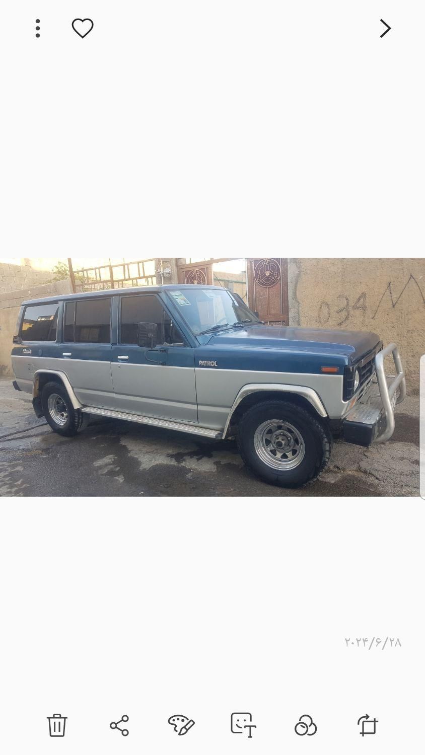نیسان پاترول چهار درب 6 سیلندر - 1995