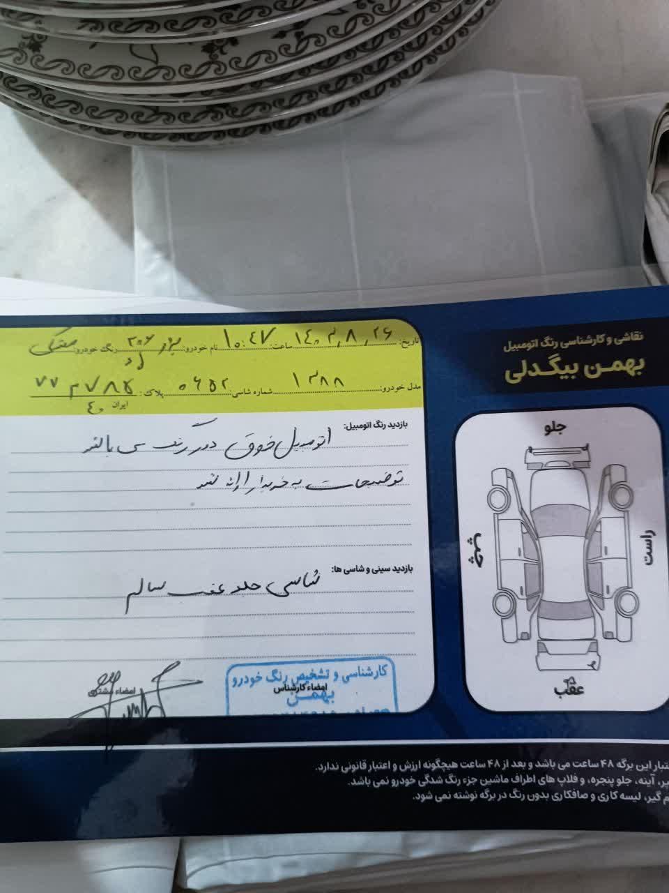 پژو 206 SD v8 - 1388