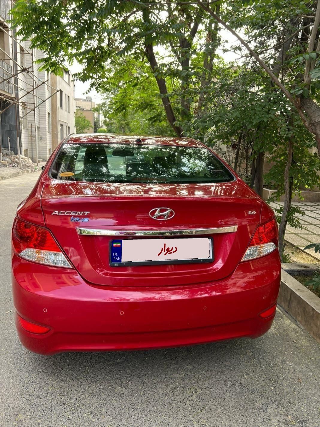 هیوندای اکسنت 1.6 لیتر بلو - 2015