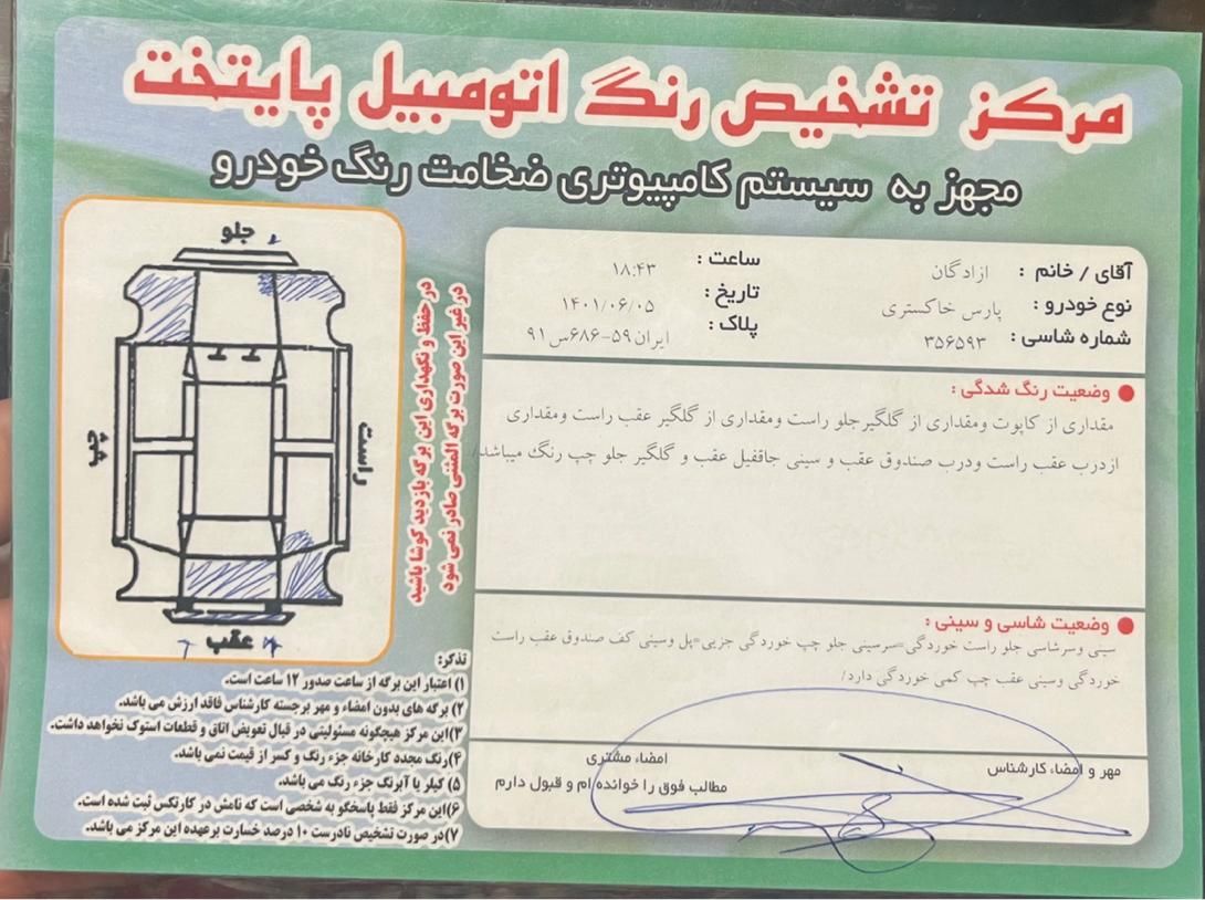 پژو پارس XU7ساده - 1385