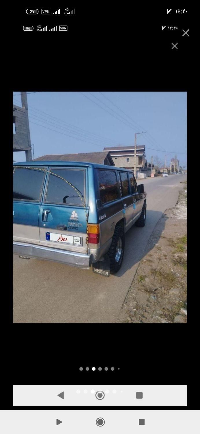 نیسان پاترول چهار درب 6 سیلندر - 1993