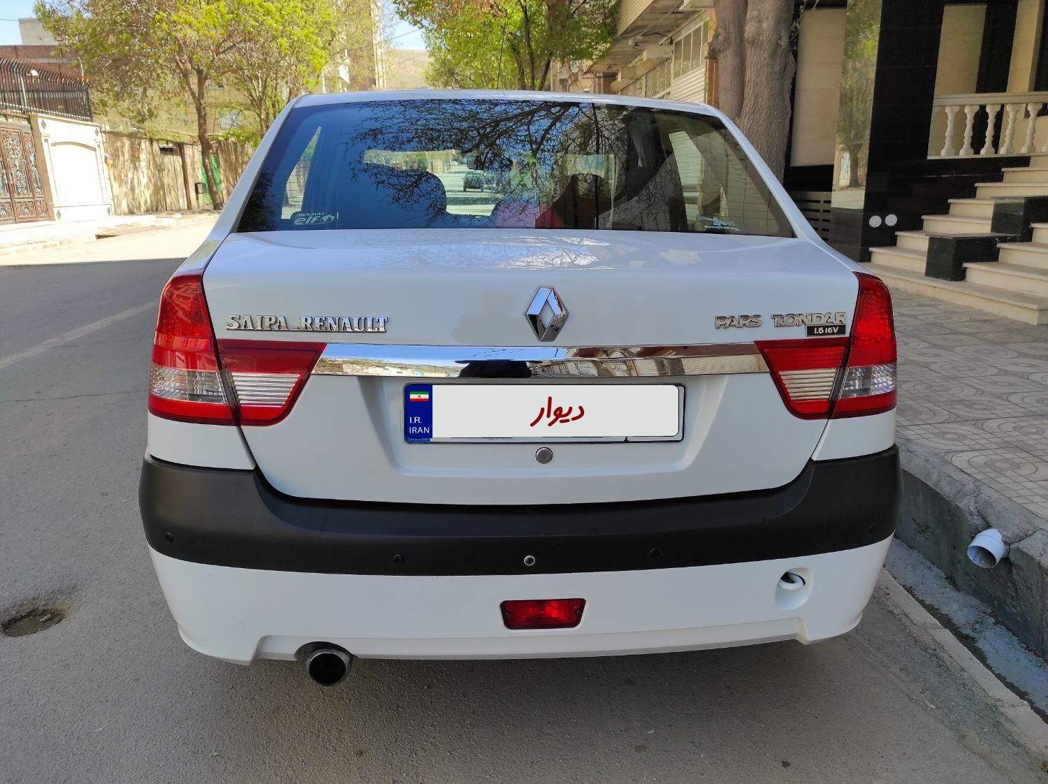 رنو پارس تندر گیربکس JHQ + مولتی مدیا - 1396