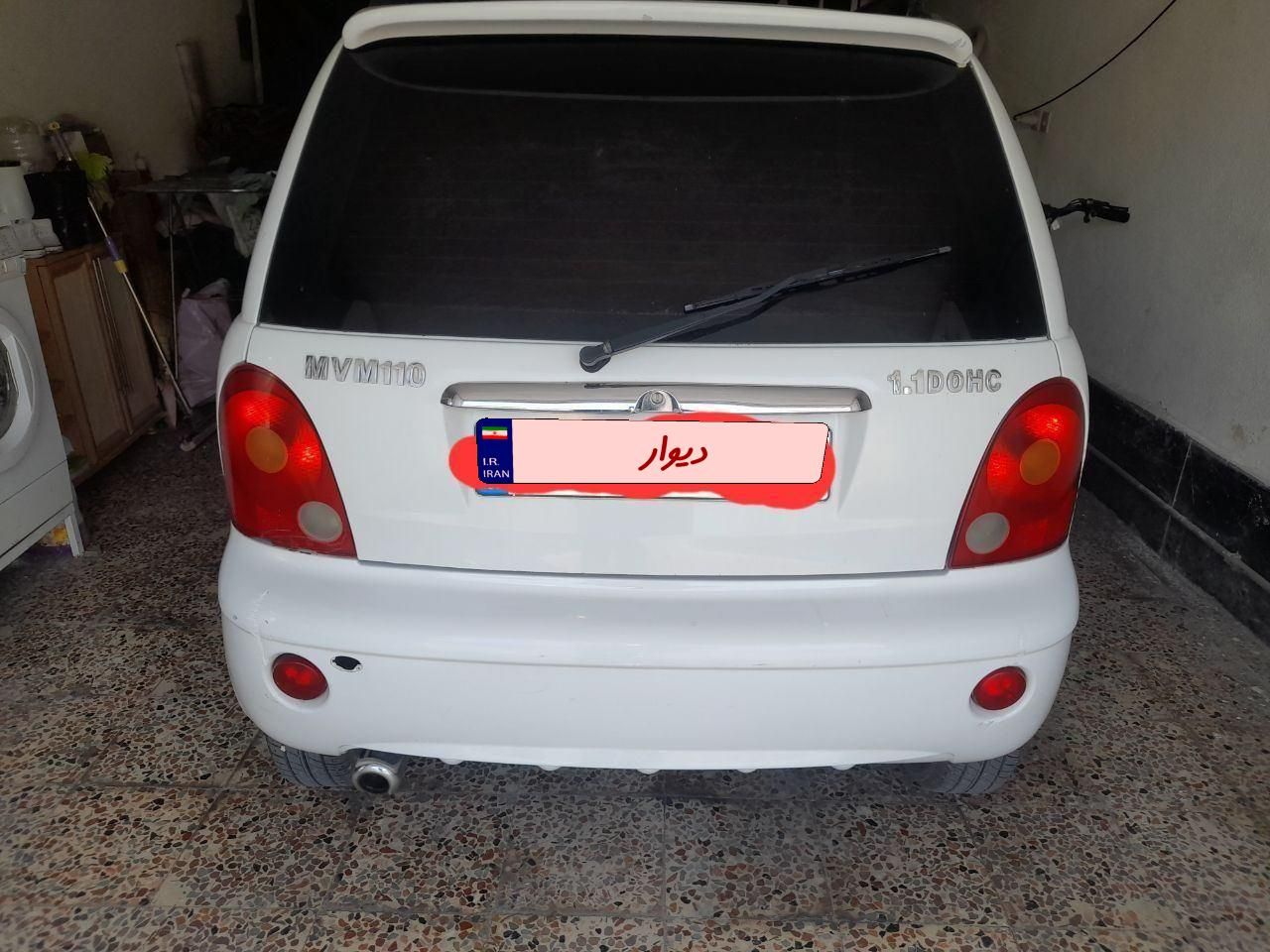 ام وی ام 110 چهار سیلندر دنده ای - 2015
