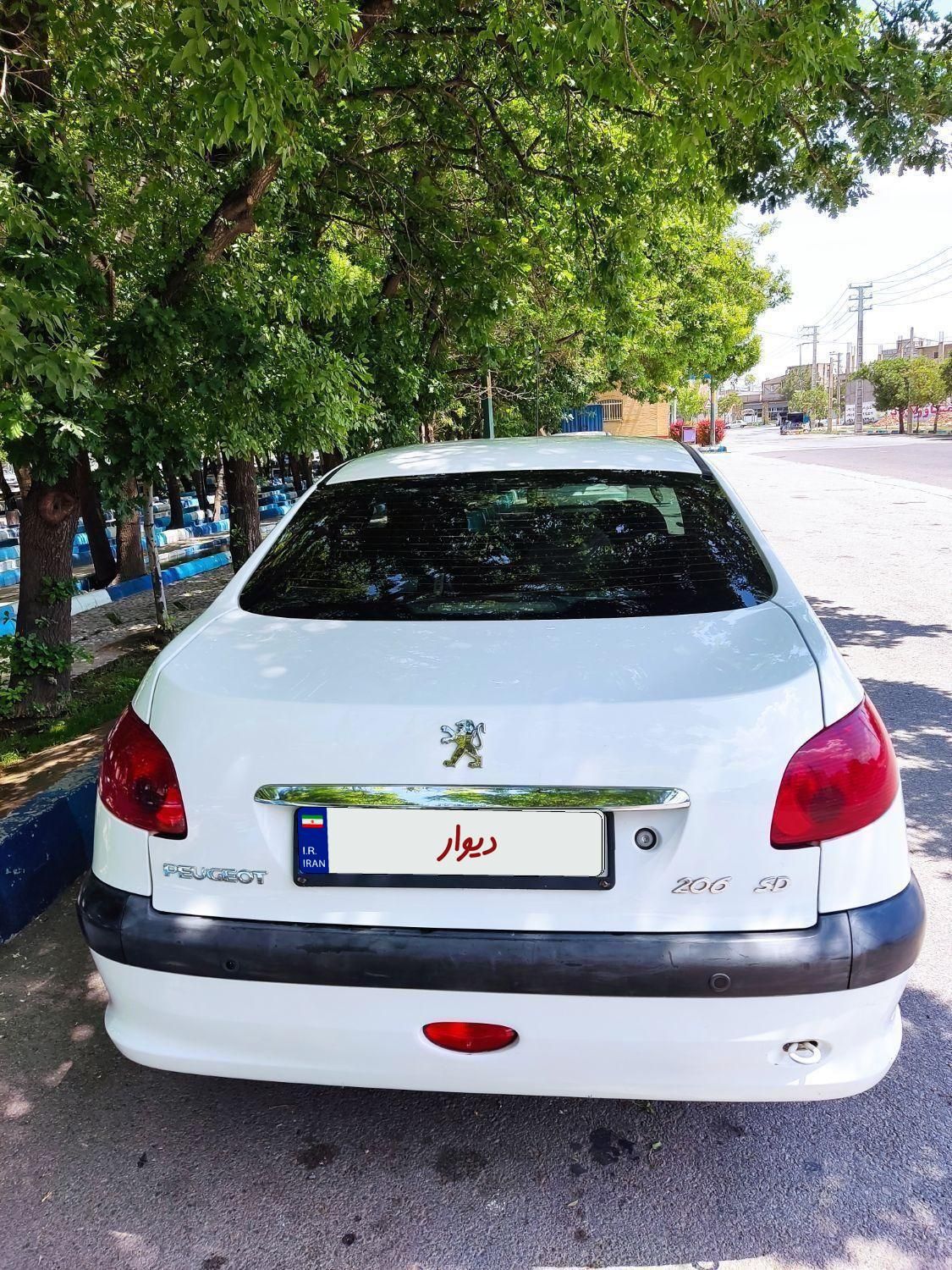پژو 206 SD v8 - 1396