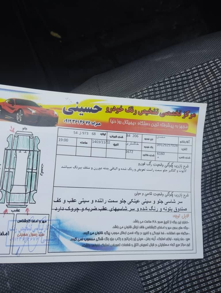 پژو 206 تیپ 2 - 1384