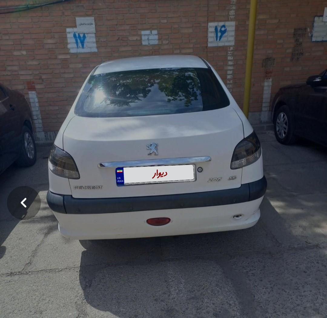 پژو 206 SD v8 - 1388