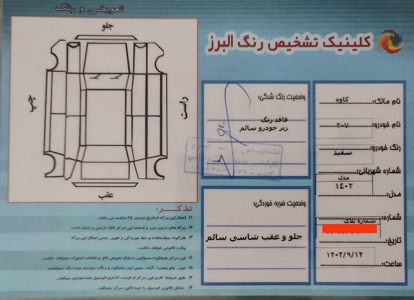 پژو 207 دنده‌ای با موتور TU3 - 1402