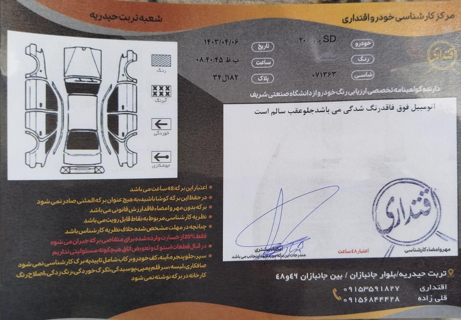 پژو 206 SD v8 - 1399