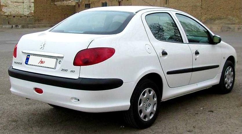 پژو 206 SD v8 - 1396