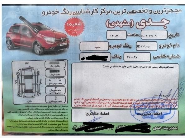 پژو 206 SD v8 - 1394