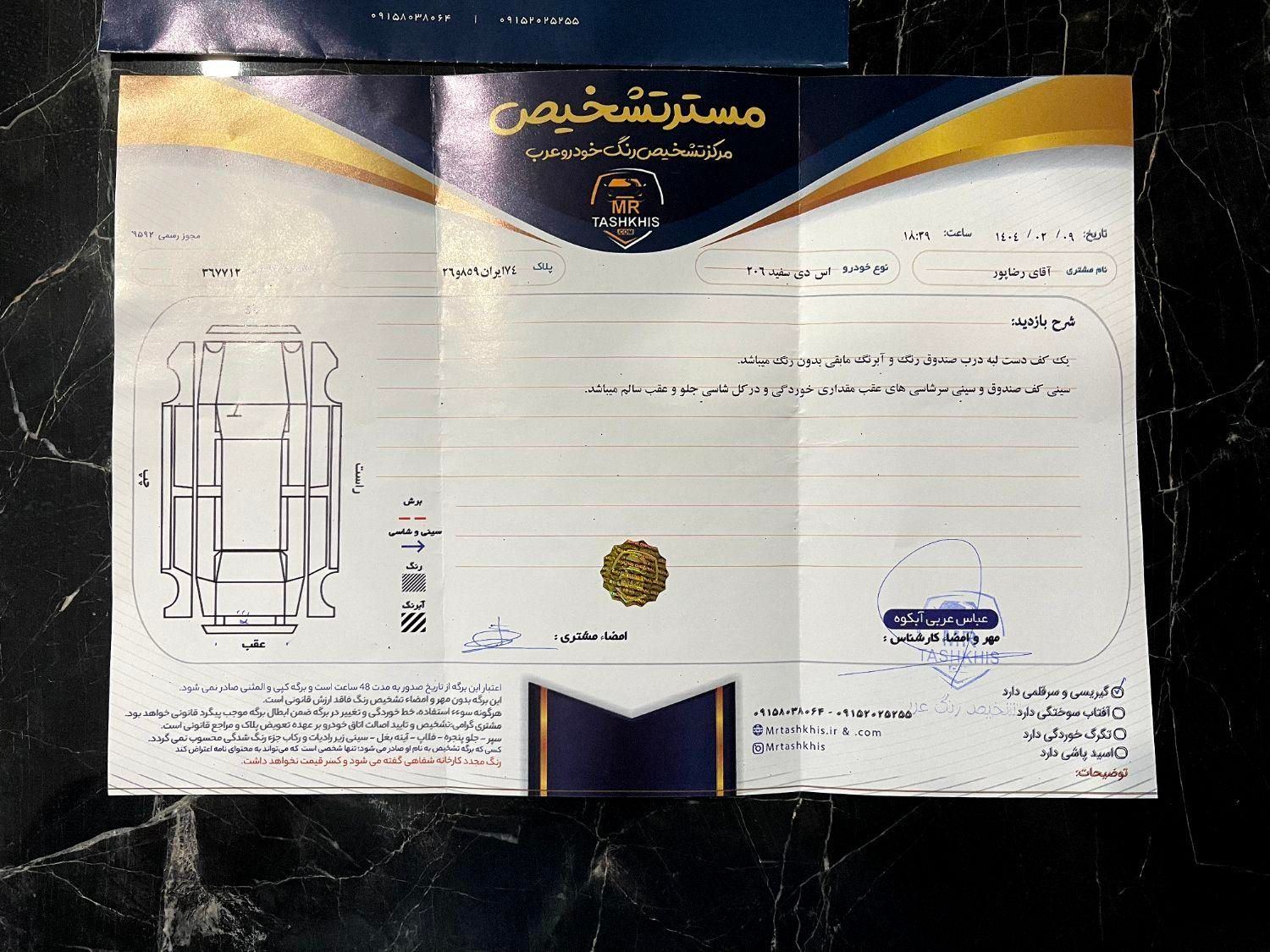 پژو 206 SD v8 - 1398