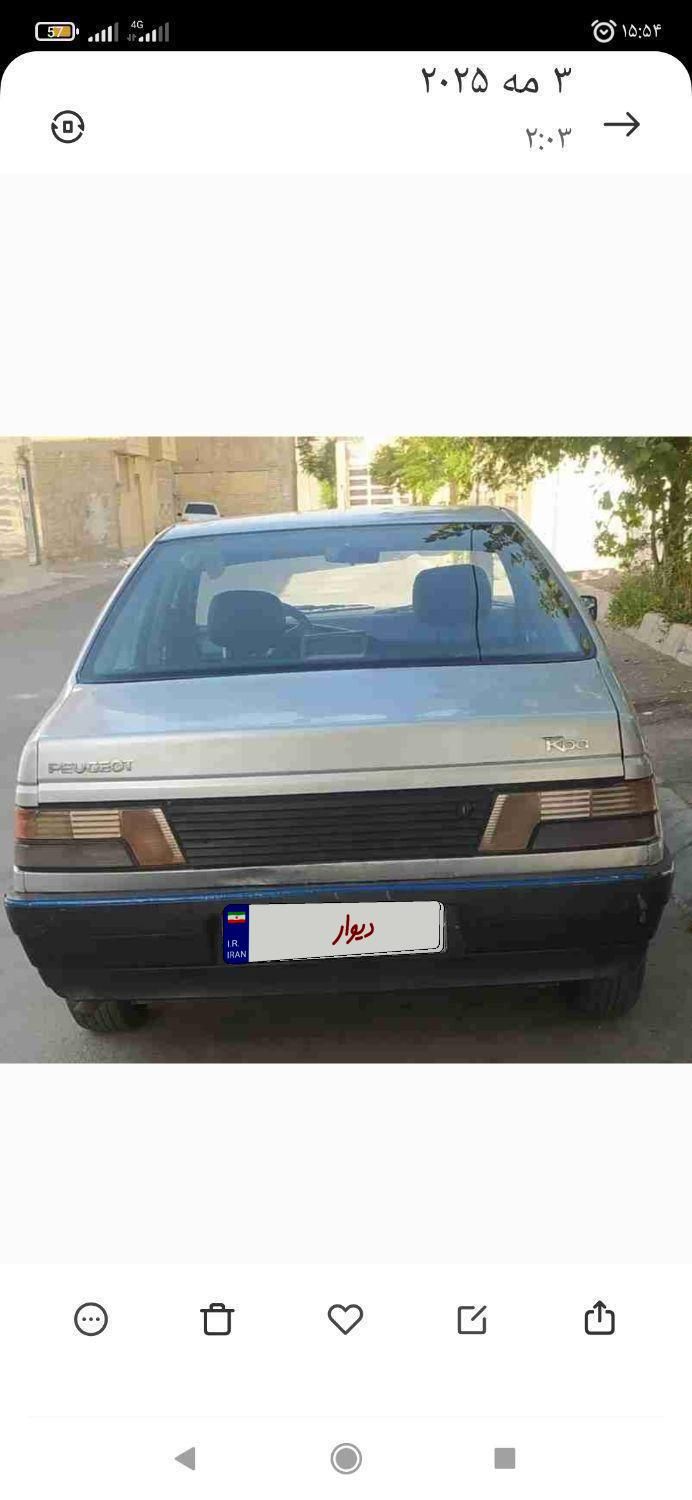 پژو روآ دوگانه سوز - 1387