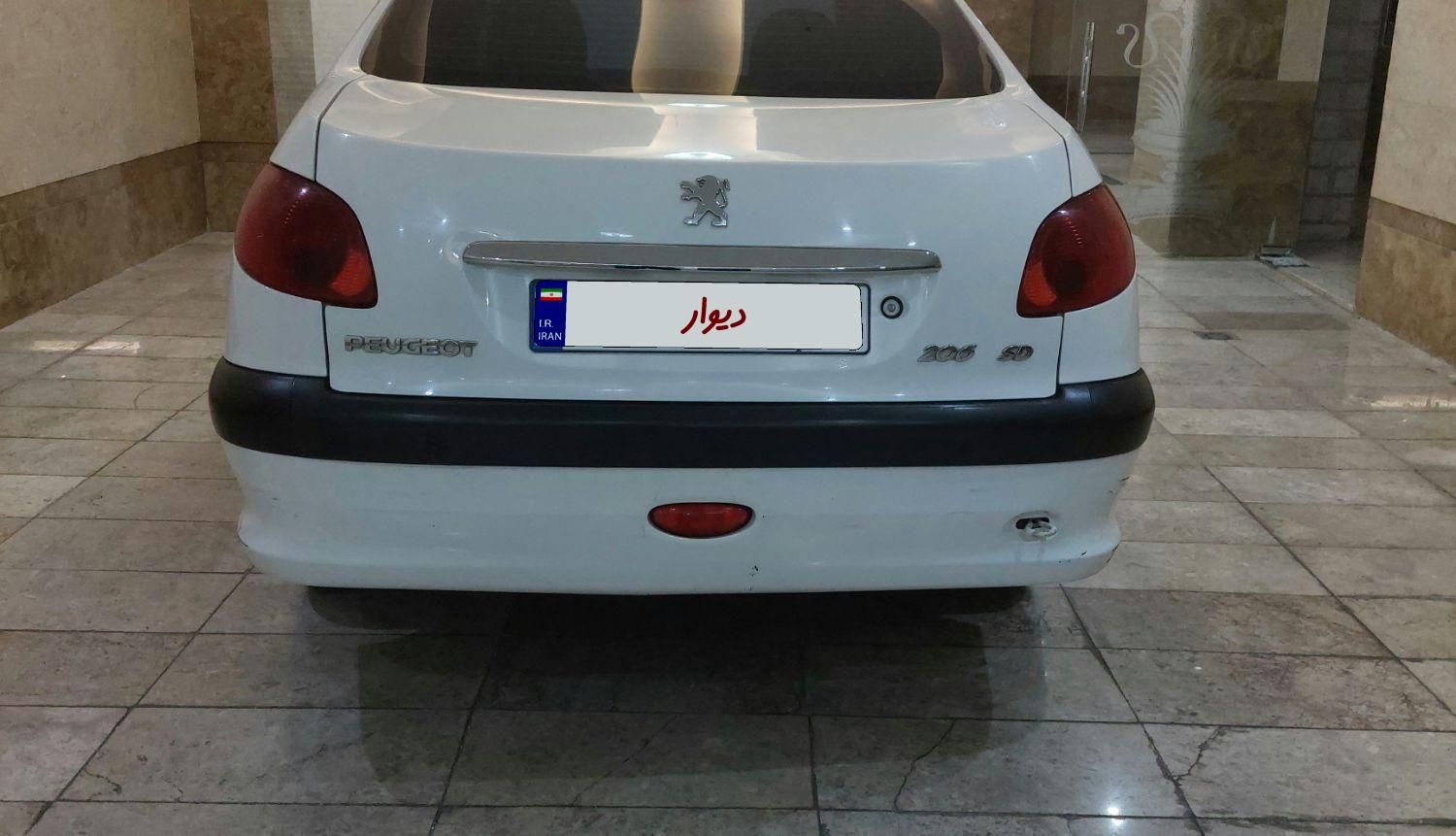 پژو 206 SD v8 - 1396