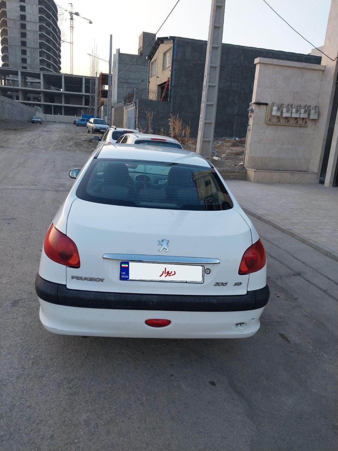 پژو 206 SD v8 - 1395