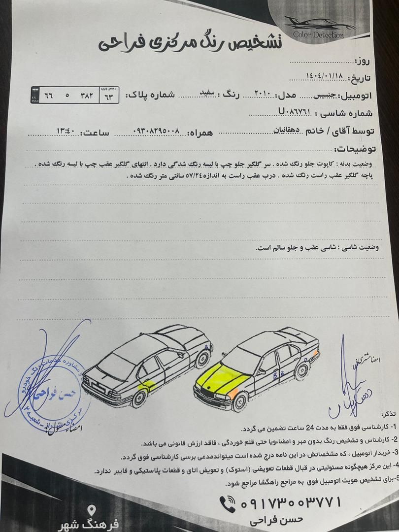 هیوندای جنسیس فول - 2010
