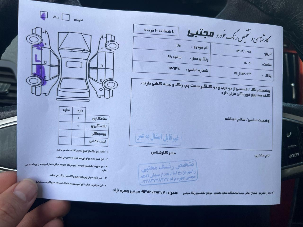 دنا معمولی دنده ای تیپ ۱ - 1398