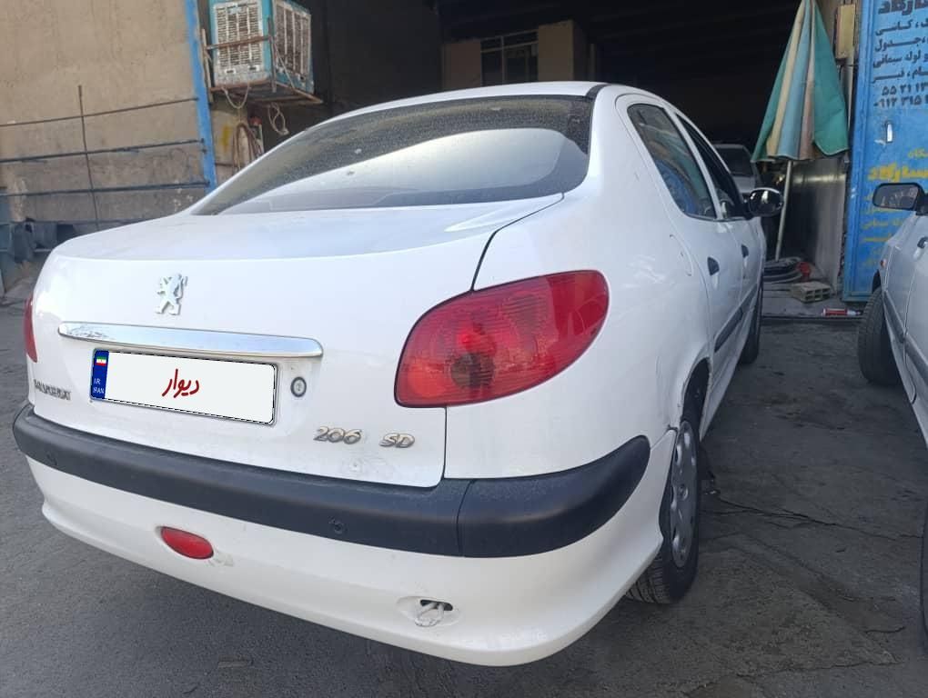 پژو 206 SD v8 - 1395