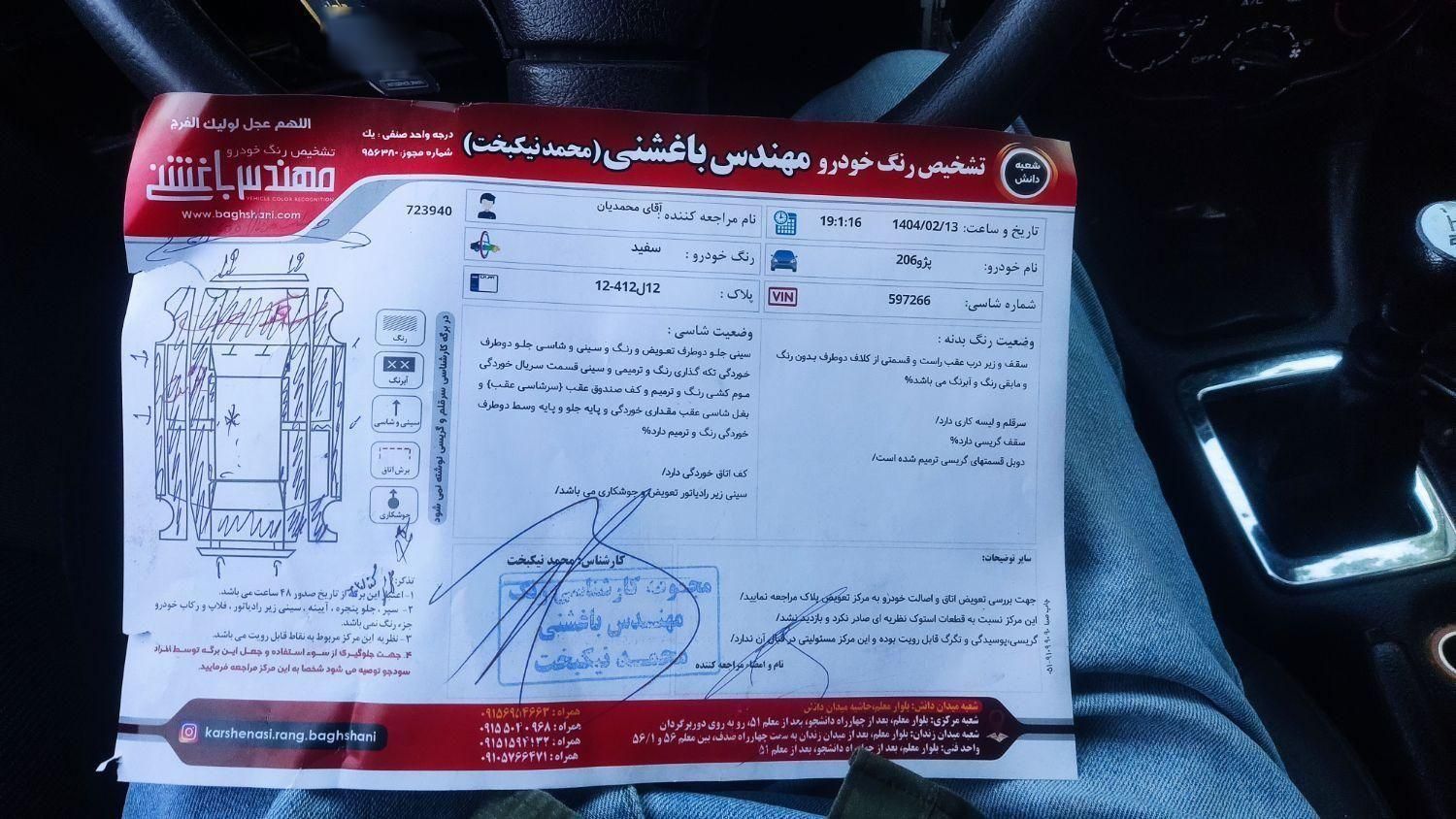پژو 206 تیپ 2 - 1393