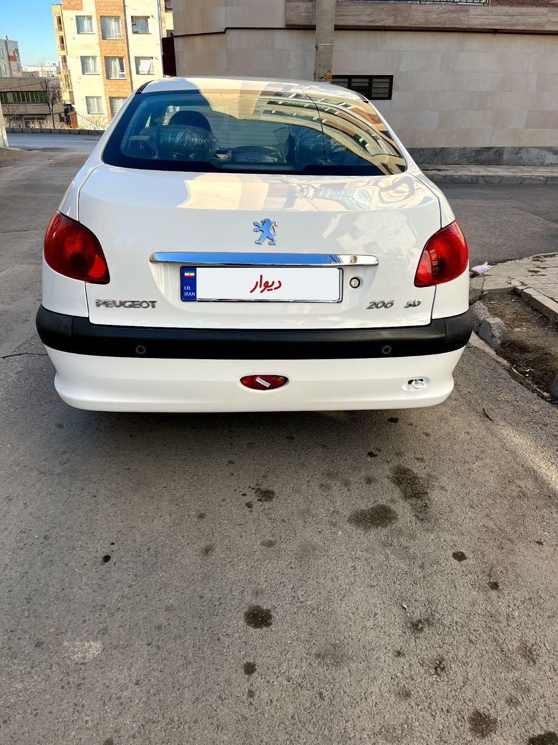 پژو 206 SD v8 - 1396