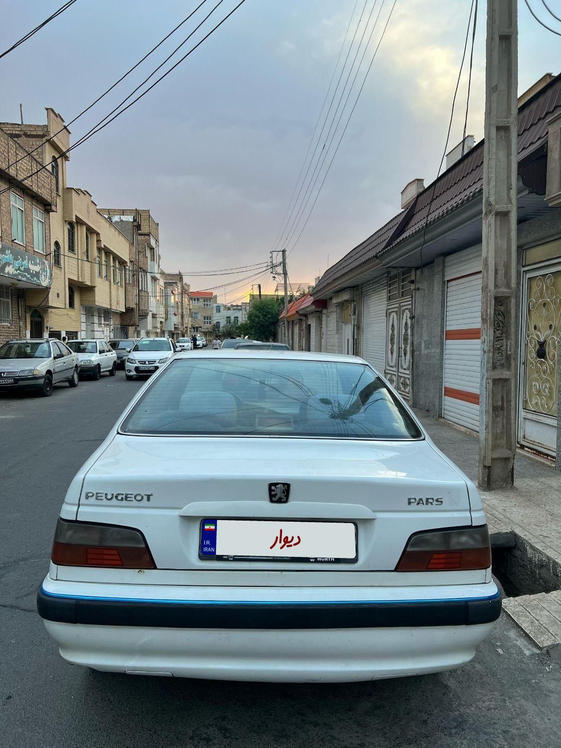 پژو پارس دوگانه سوز - 1387