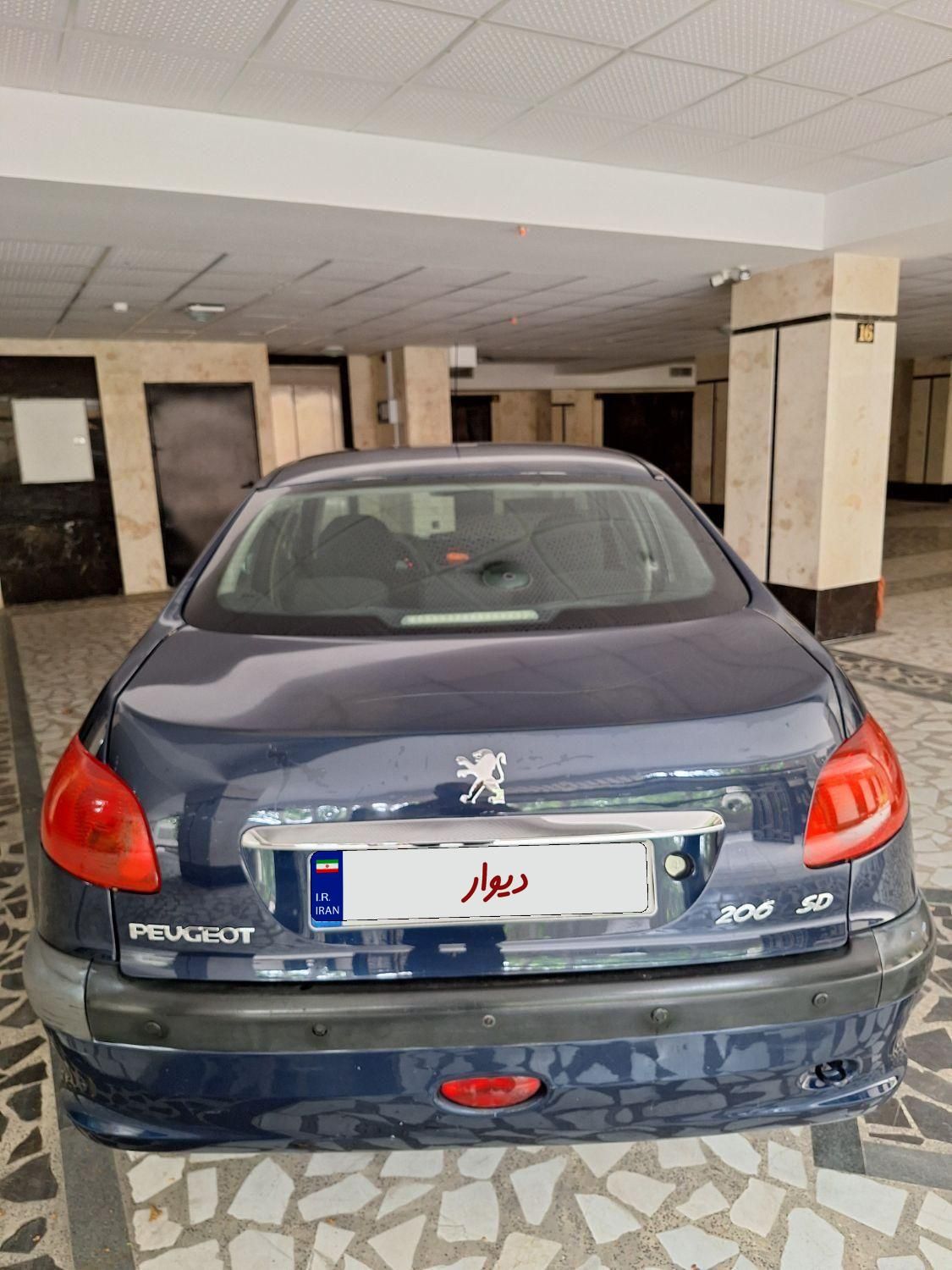پژو 206 SD v8 - 1386