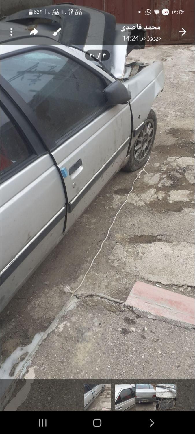 پژو 405 بنزینی GLX - TU5 - 1388