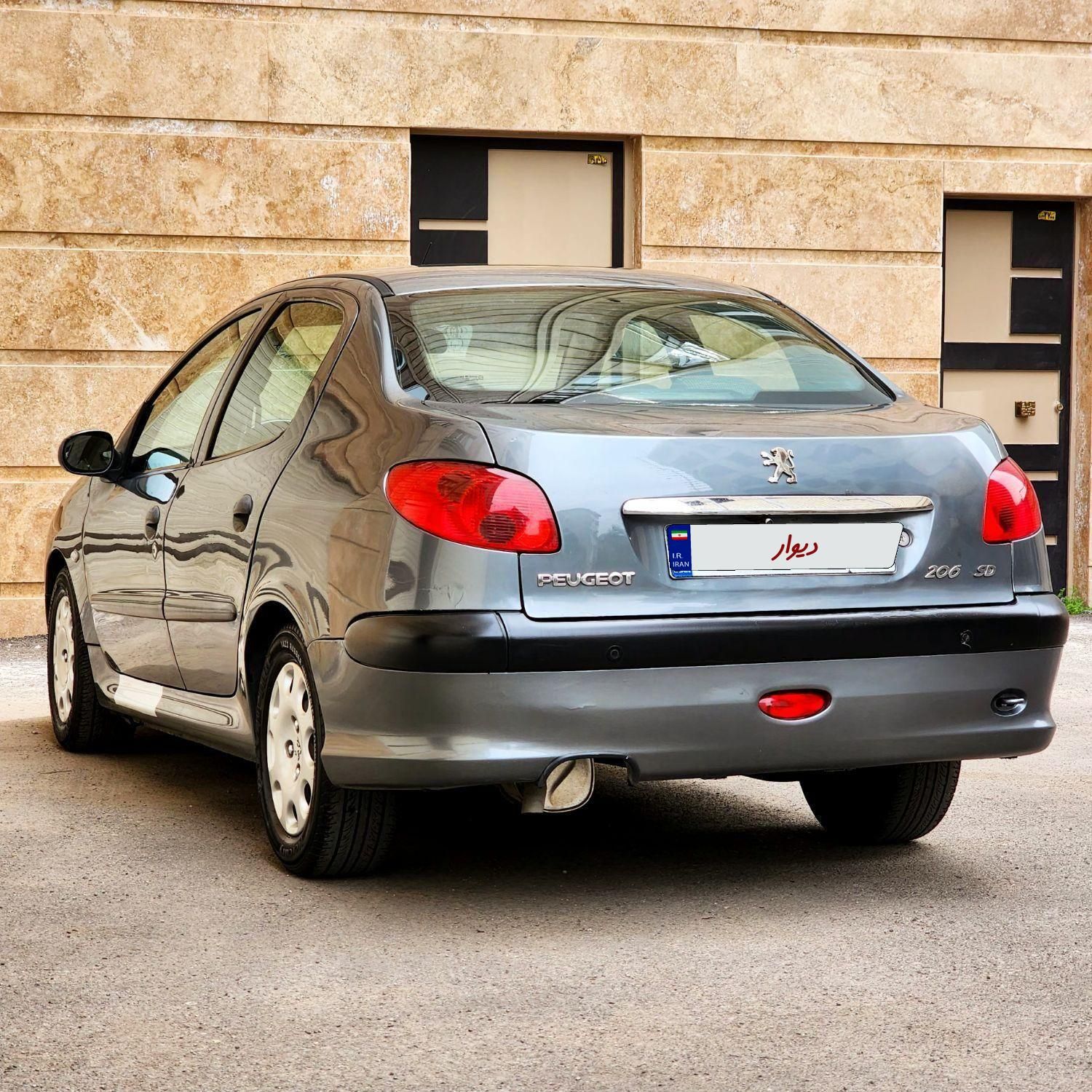 پژو 206 SD v8 - 1395