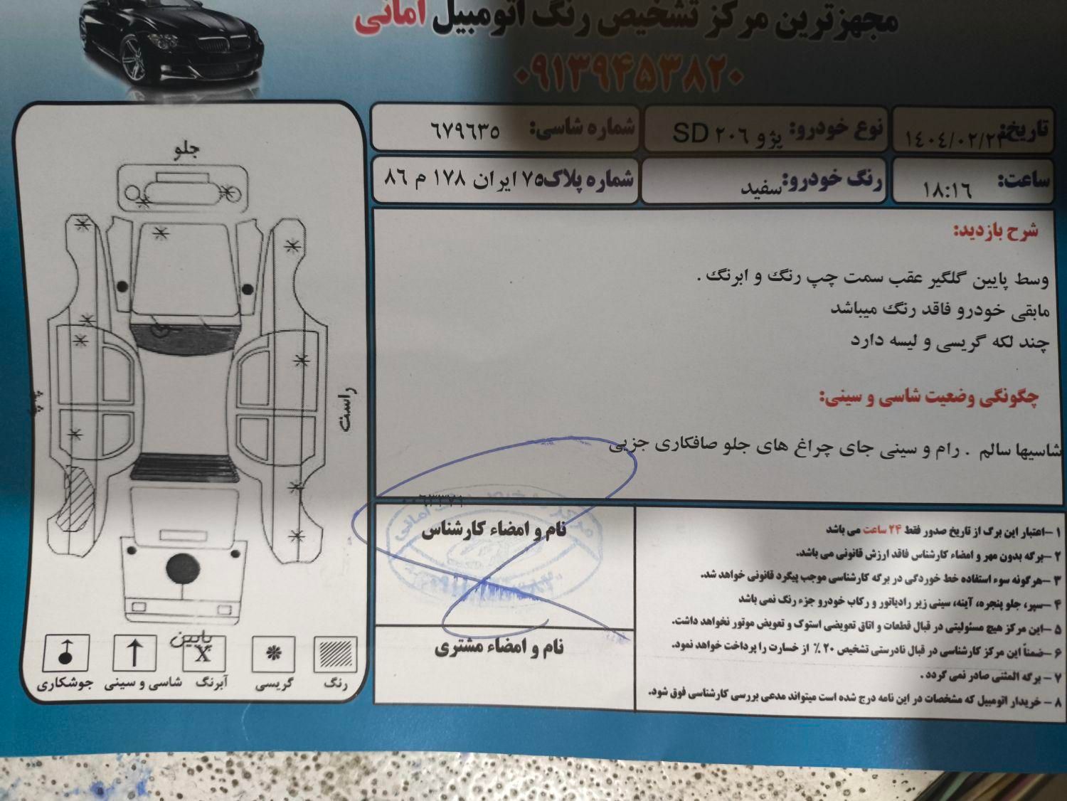 پژو 206 SD v8 - 1393