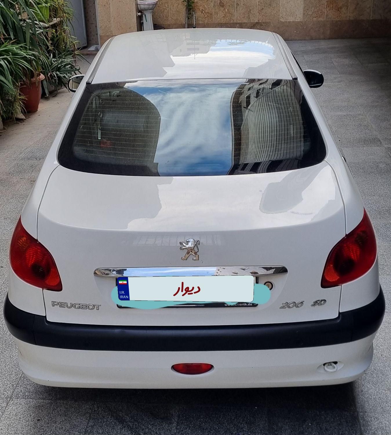 پژو 206 SD v8 - 1395