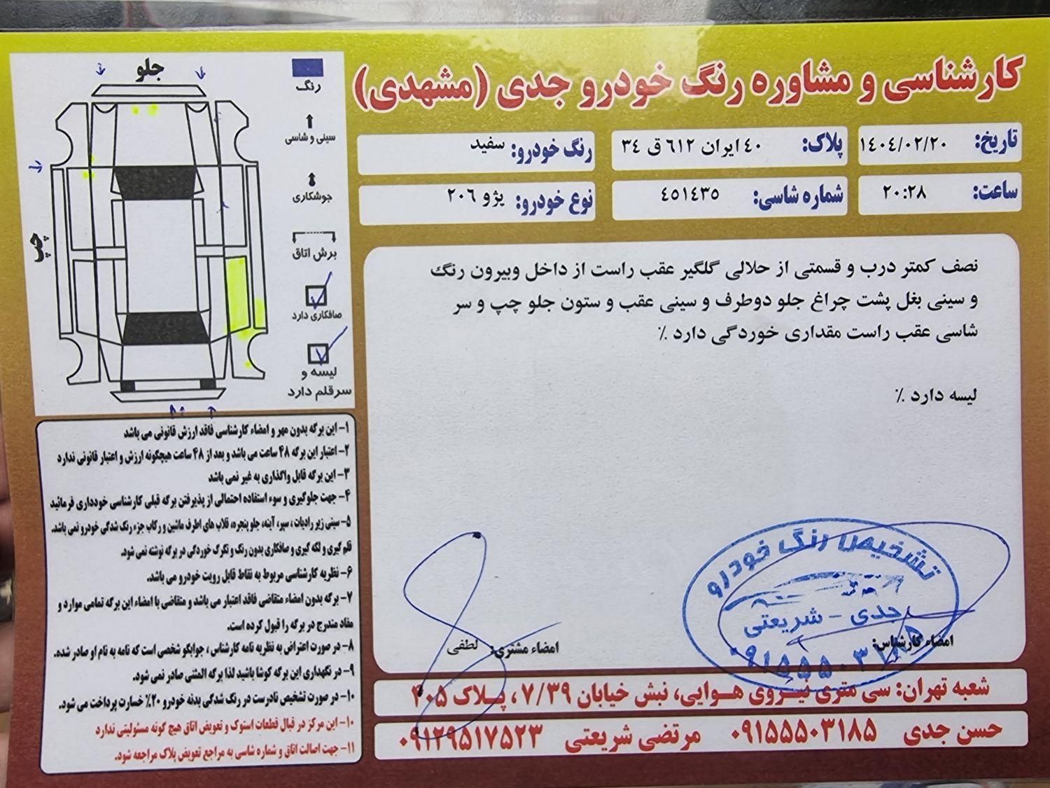پژو 206 تیپ 2 - 1400