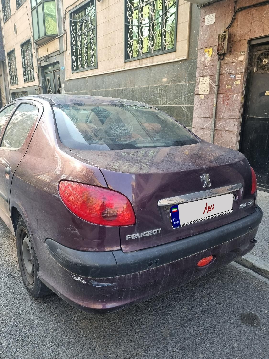 پژو 206 SD v8 - 1396