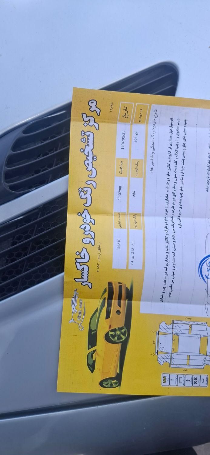 پژو 206 تیپ 2 - 1393