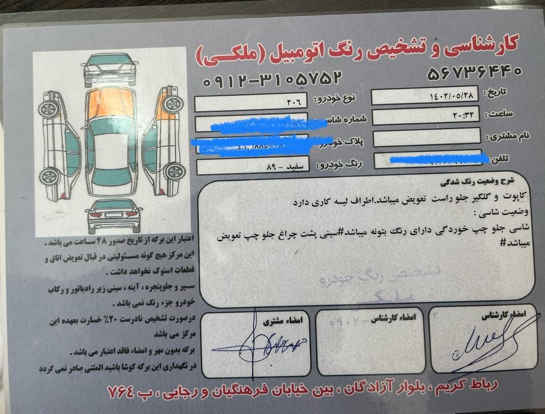 پژو 206 تیپ 2 - 1389