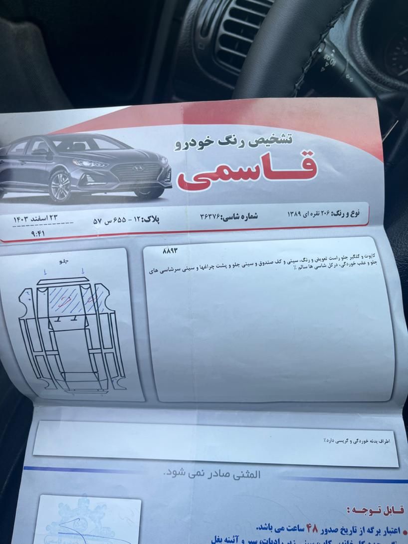 پژو 206 SD v20 - 1389