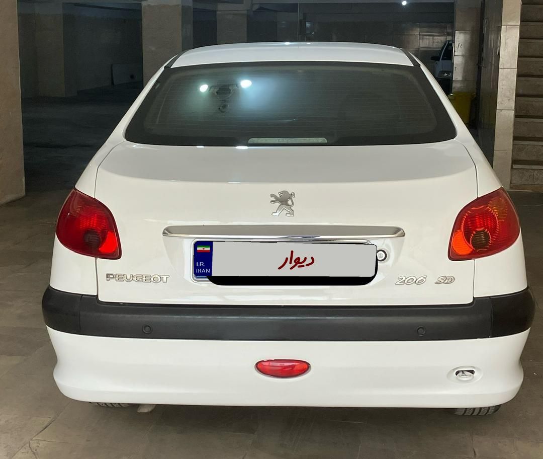 پژو 206 SD v8 - 1395