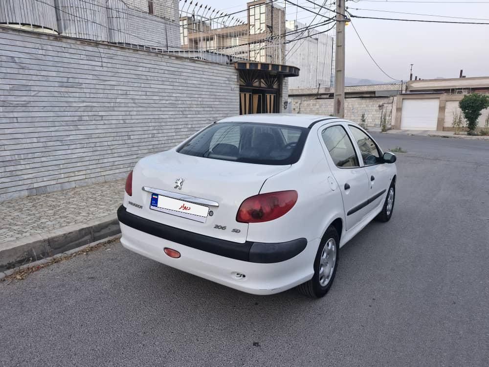 پژو 206 SD v8 - 1396