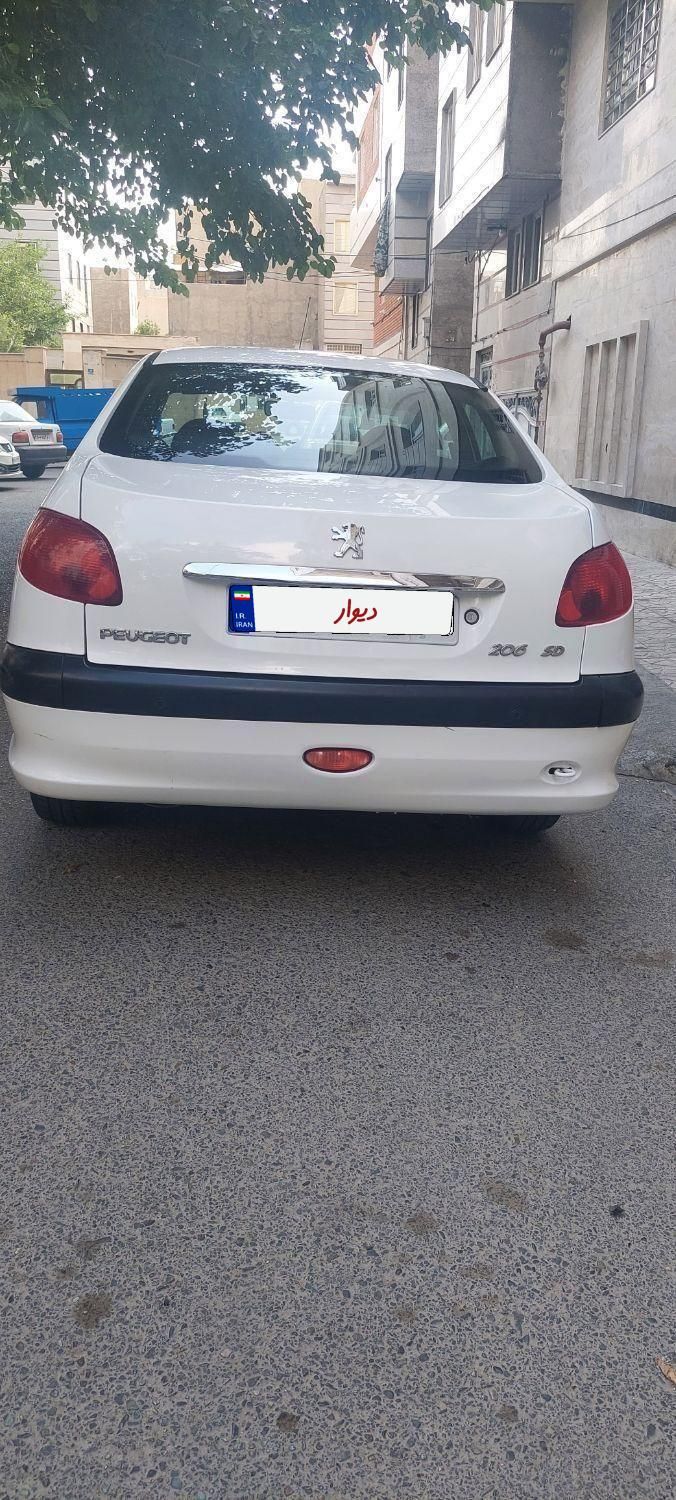 پژو 206 SD v8 - 1395