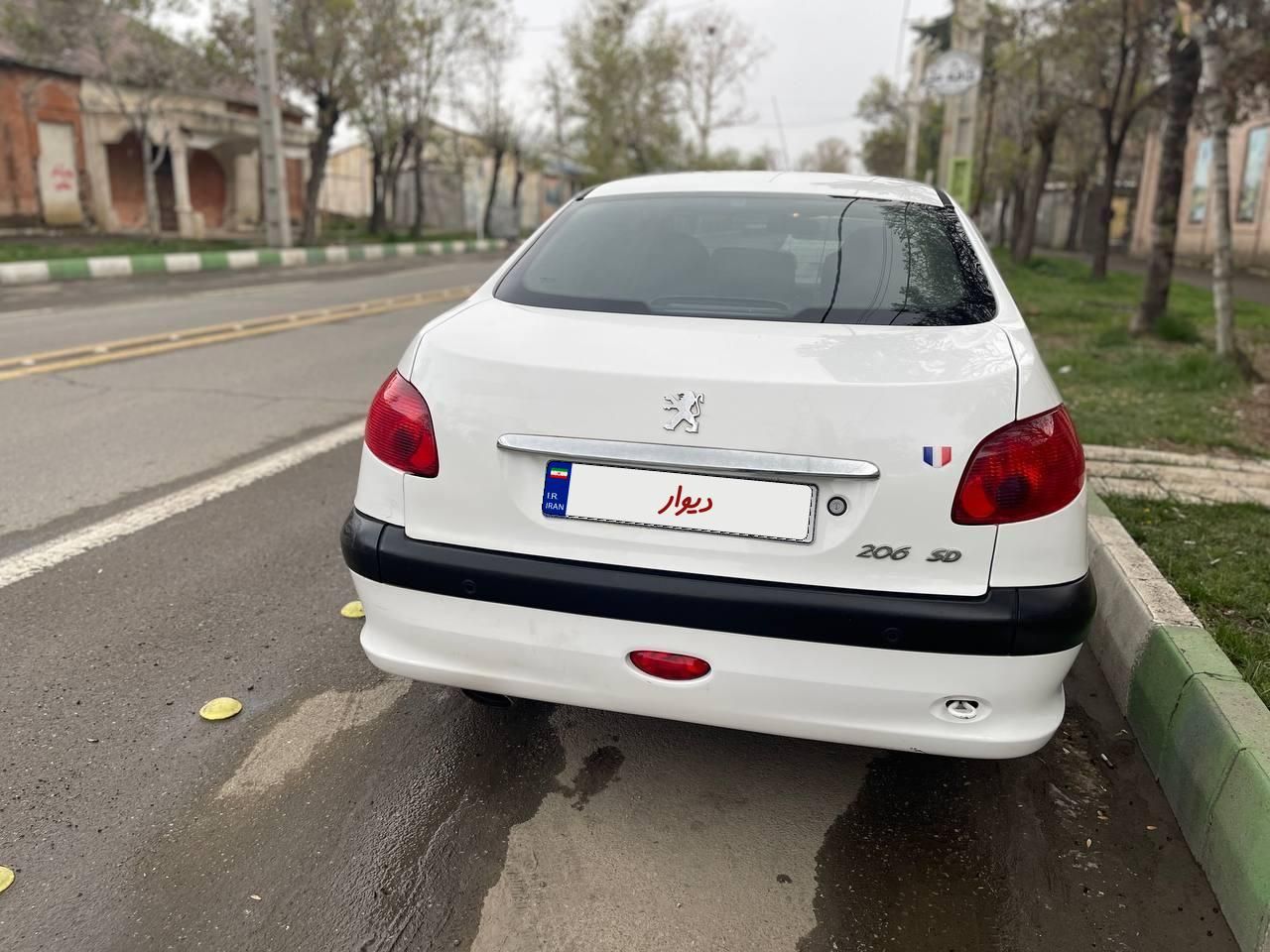 پژو 206 SD v8 - 1395