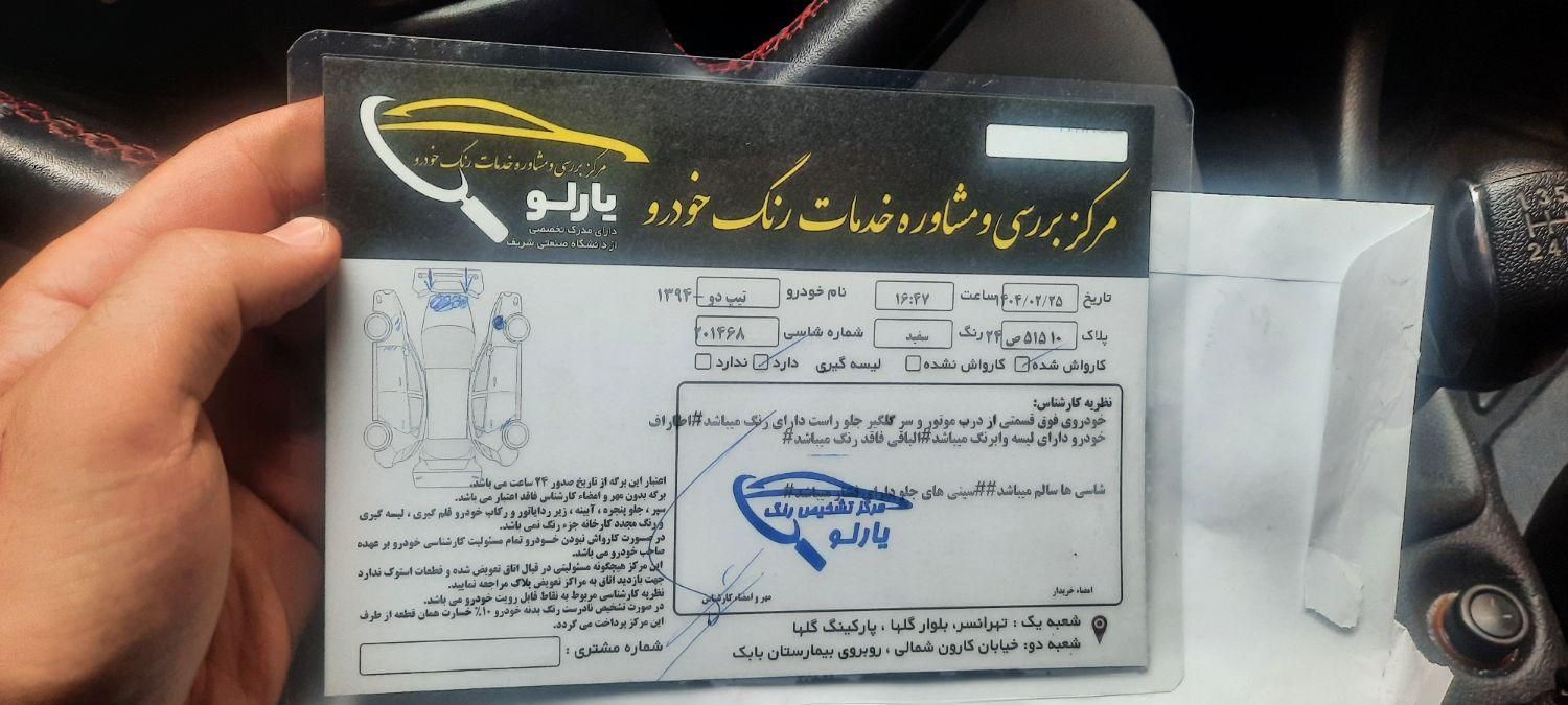 پژو 206 تیپ 3 - 1394
