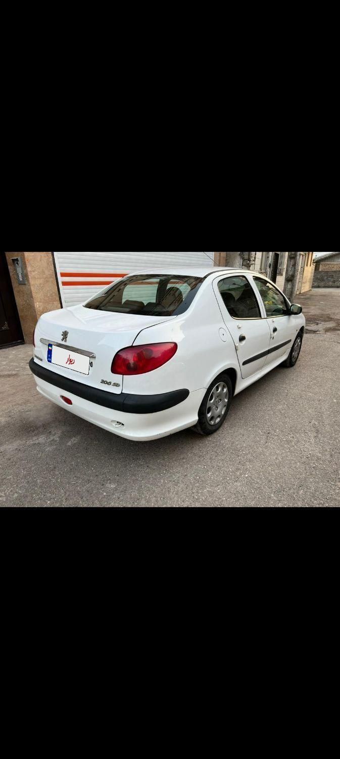 پژو 206 SD v8 - 1395