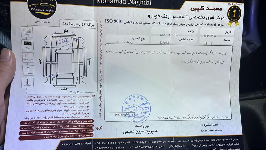 پژو 206 تیپ 2 - 1390