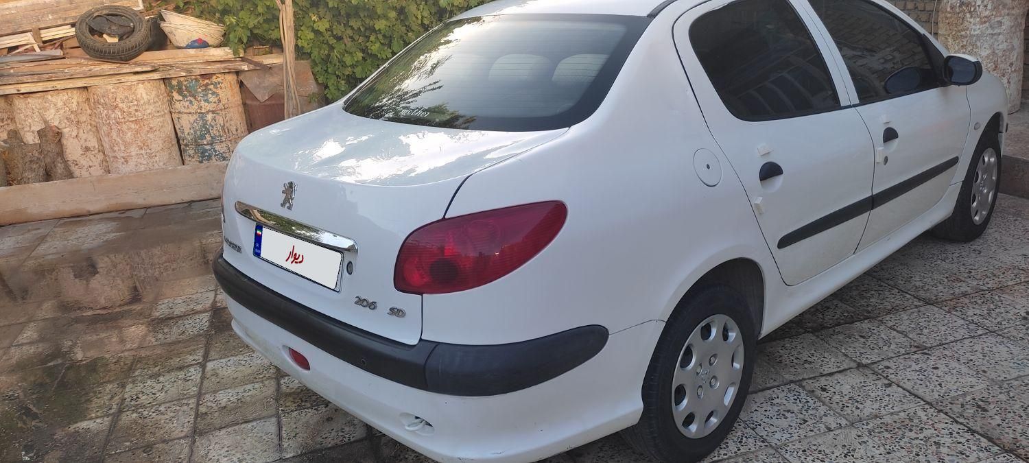پژو 206 SD v8 - 1396