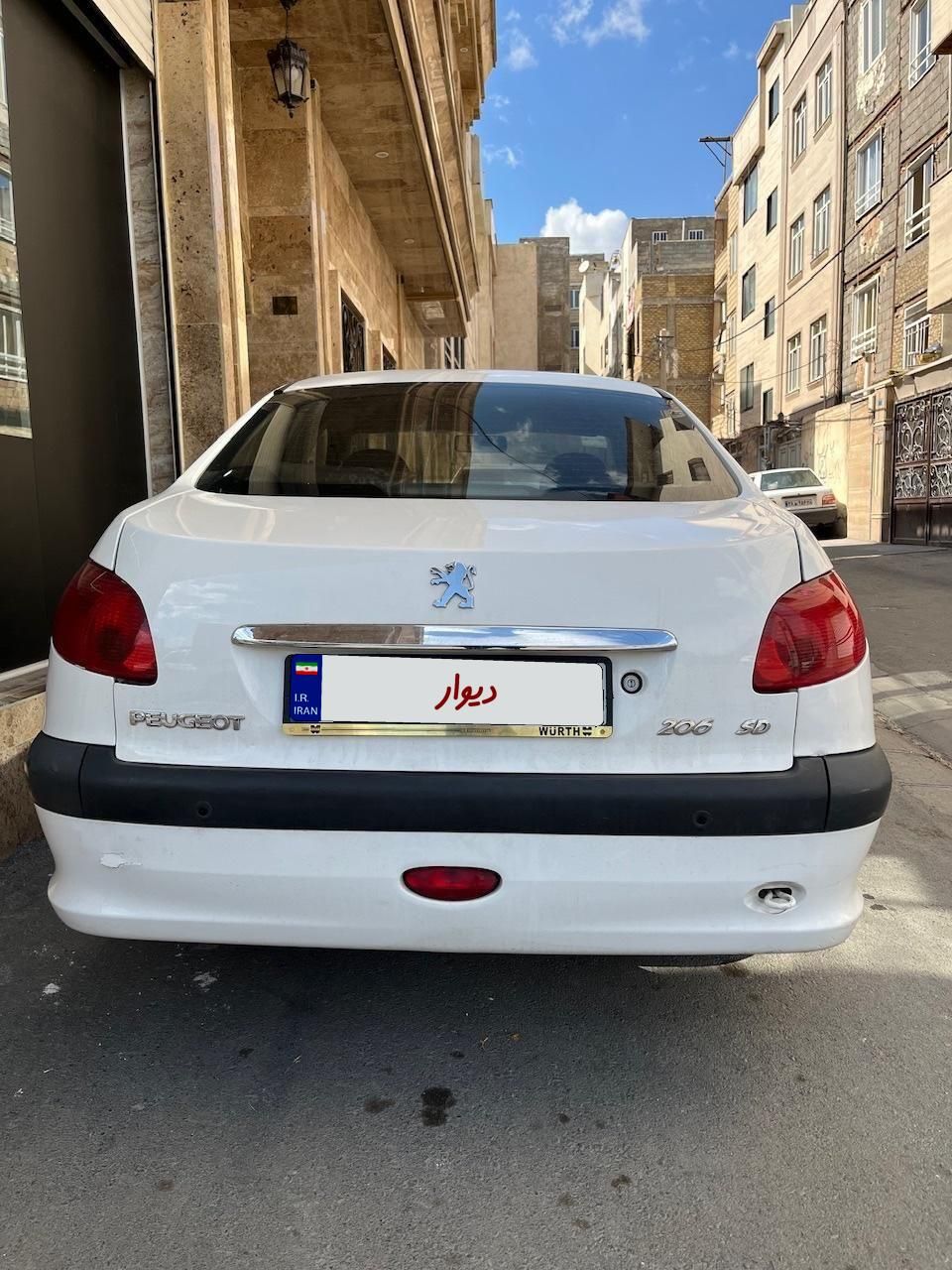 پژو 206 SD v8 - 1396