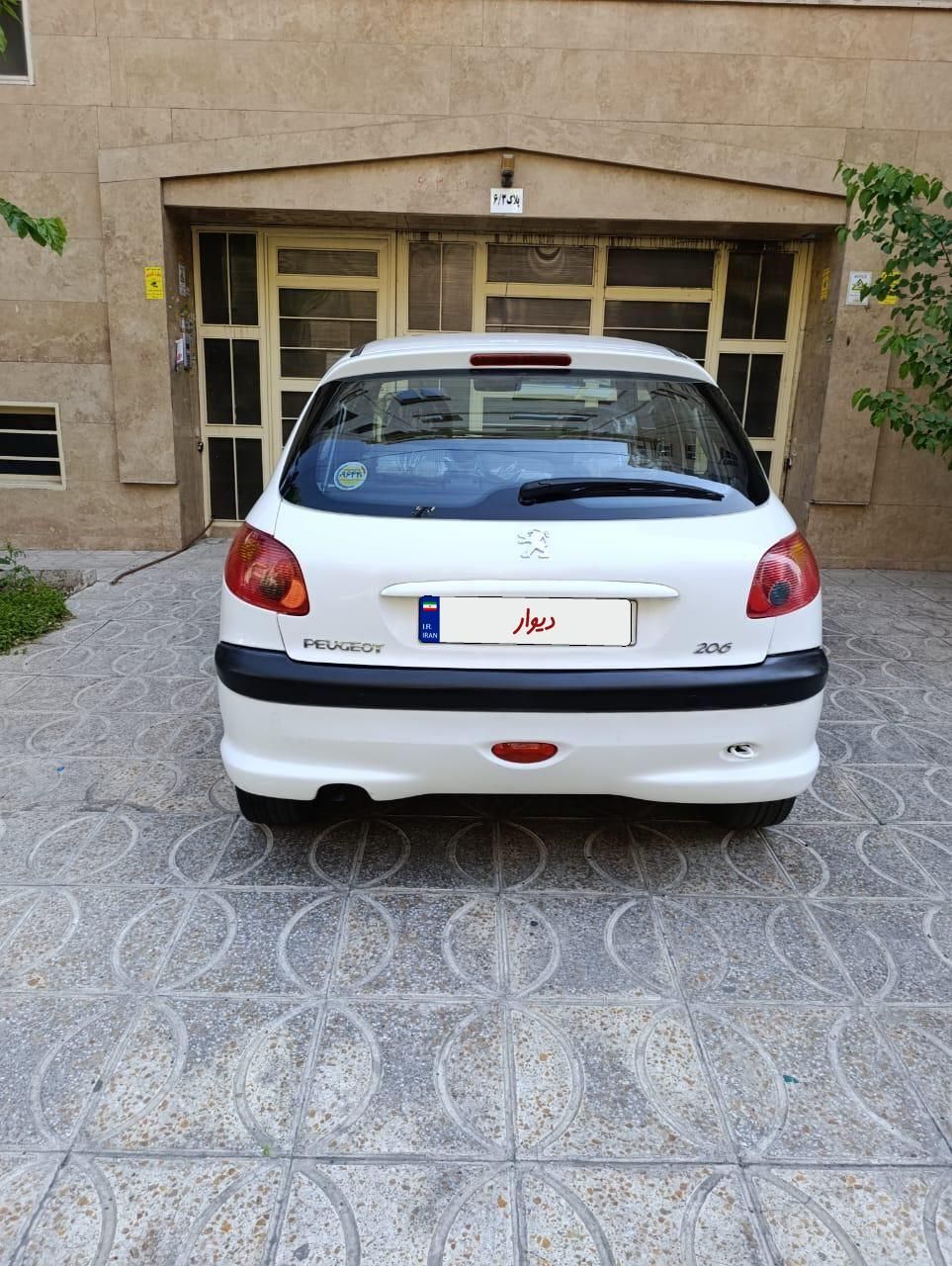 پژو 206 تیپ 2 - 1396