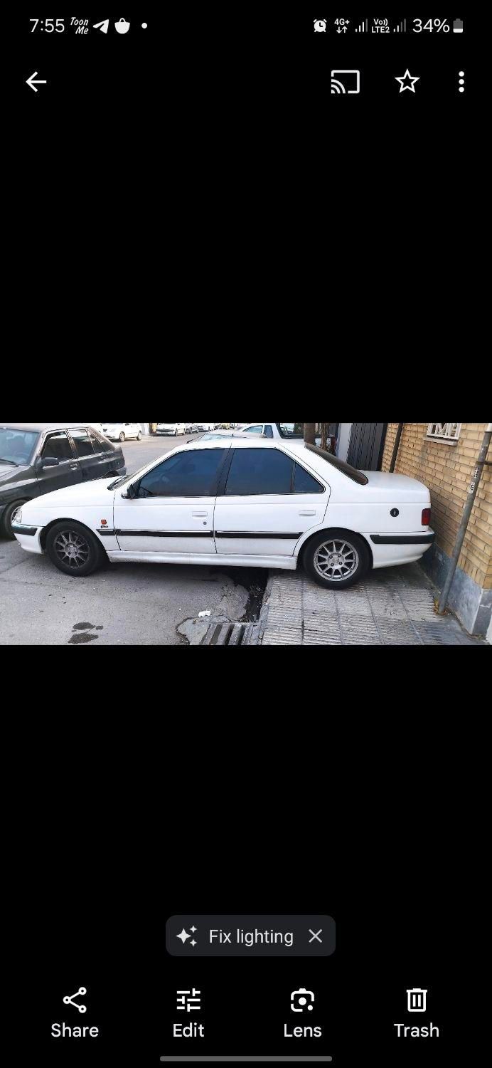 پژو پارس دوگانه سوز - 1386