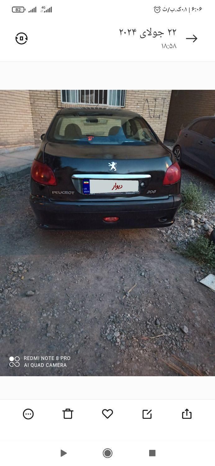 پژو 206 تیپ 5 - 1393