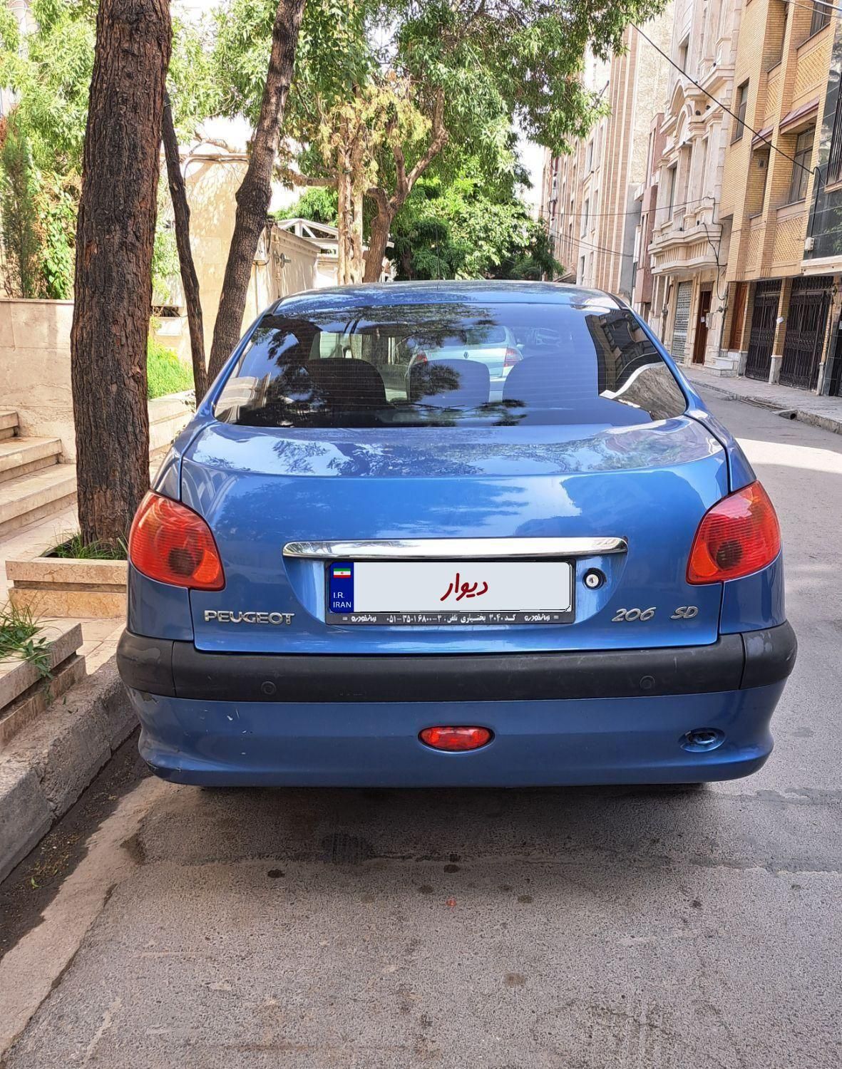 پژو 206 SD v8 - 1395