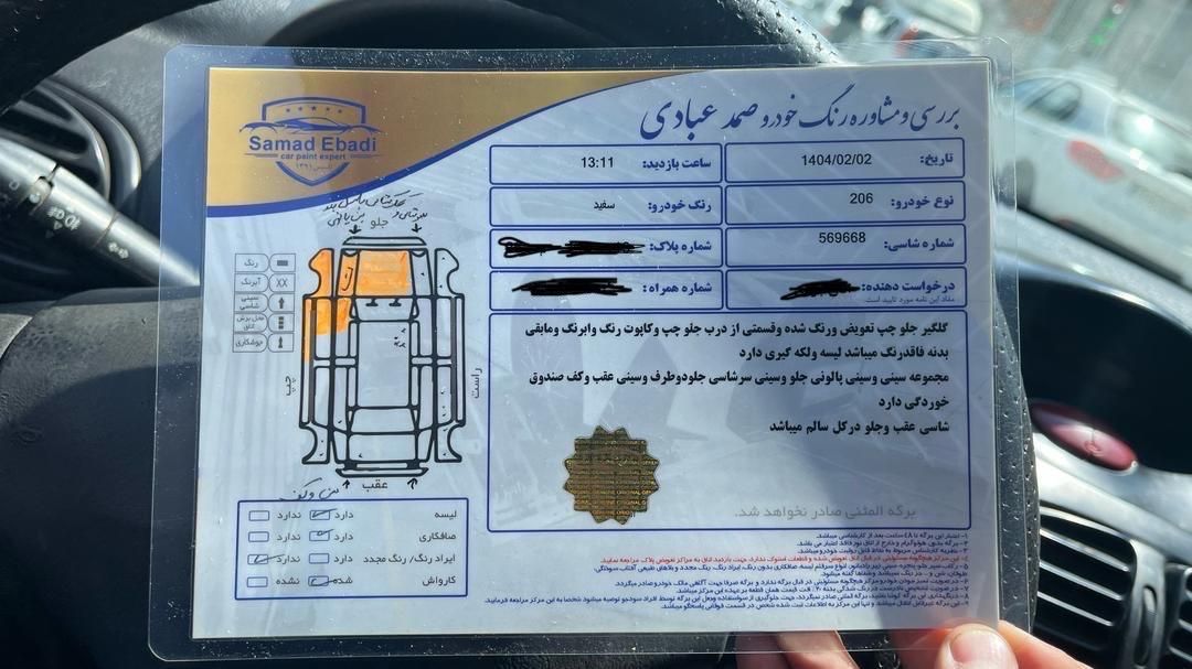 پژو 206 تیپ 2 - 1391