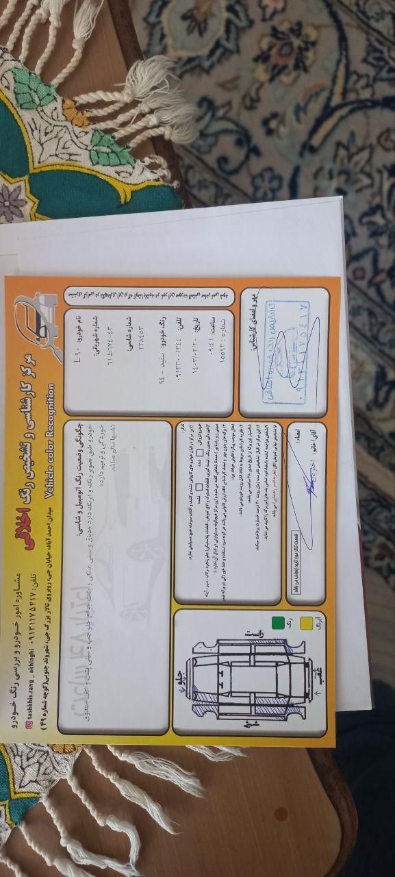 رنو پارس تندر گیربکس JHQ + مولتی مدیا - 1394